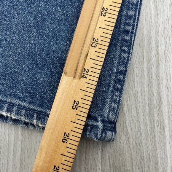 MOTHER Superior The Tomcat High Rise Straight Leg Jeans Running With Scissors - Picture 14 of 15